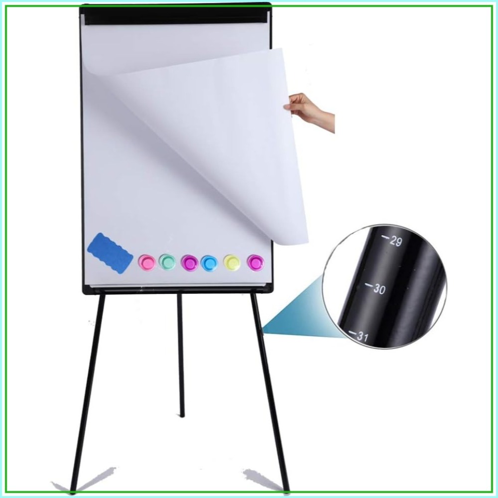 Whiteboard Easel Tripod - Adjustable Magnetic Whiteboard Easel 36x24in with