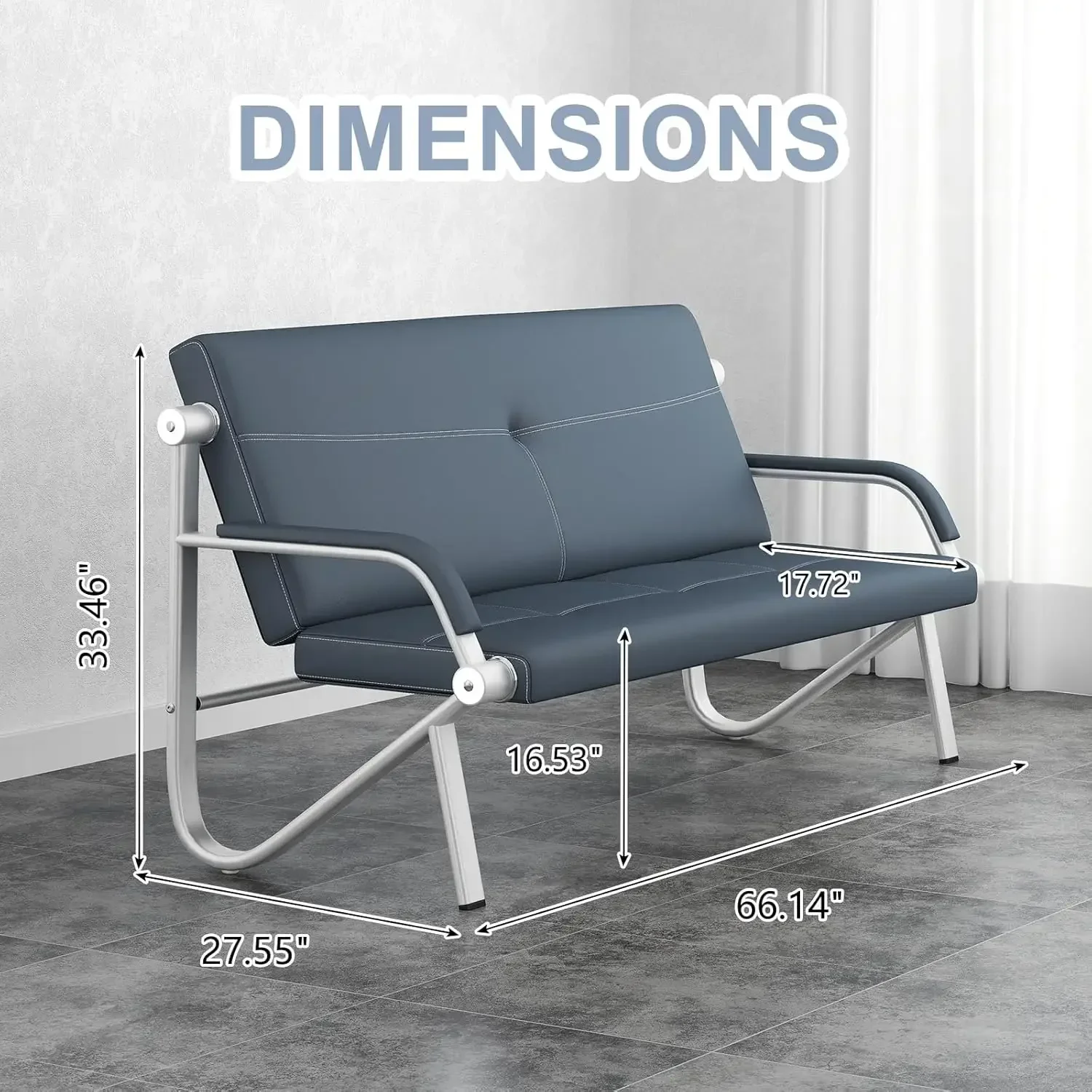 Office Furniture Now - [Best Seller, Buy Now!]3-Seat Waiting Room