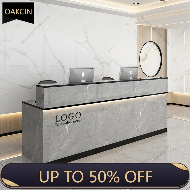 Office Furniture Center - Italian Minimalism Reception Desks Modern Originality