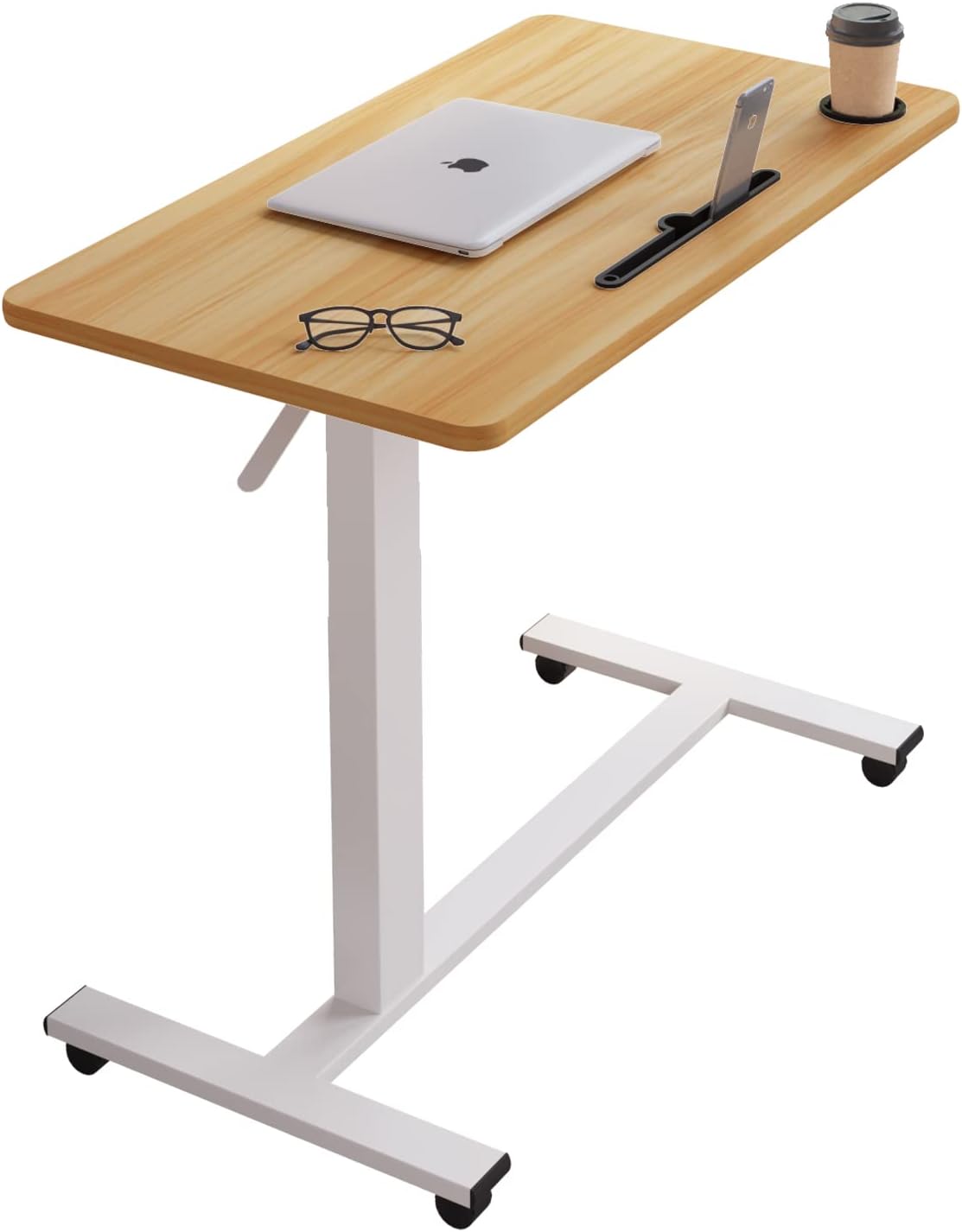 Adjustable Laptop Table - Overbed Bedside Table, Hospital Desk with