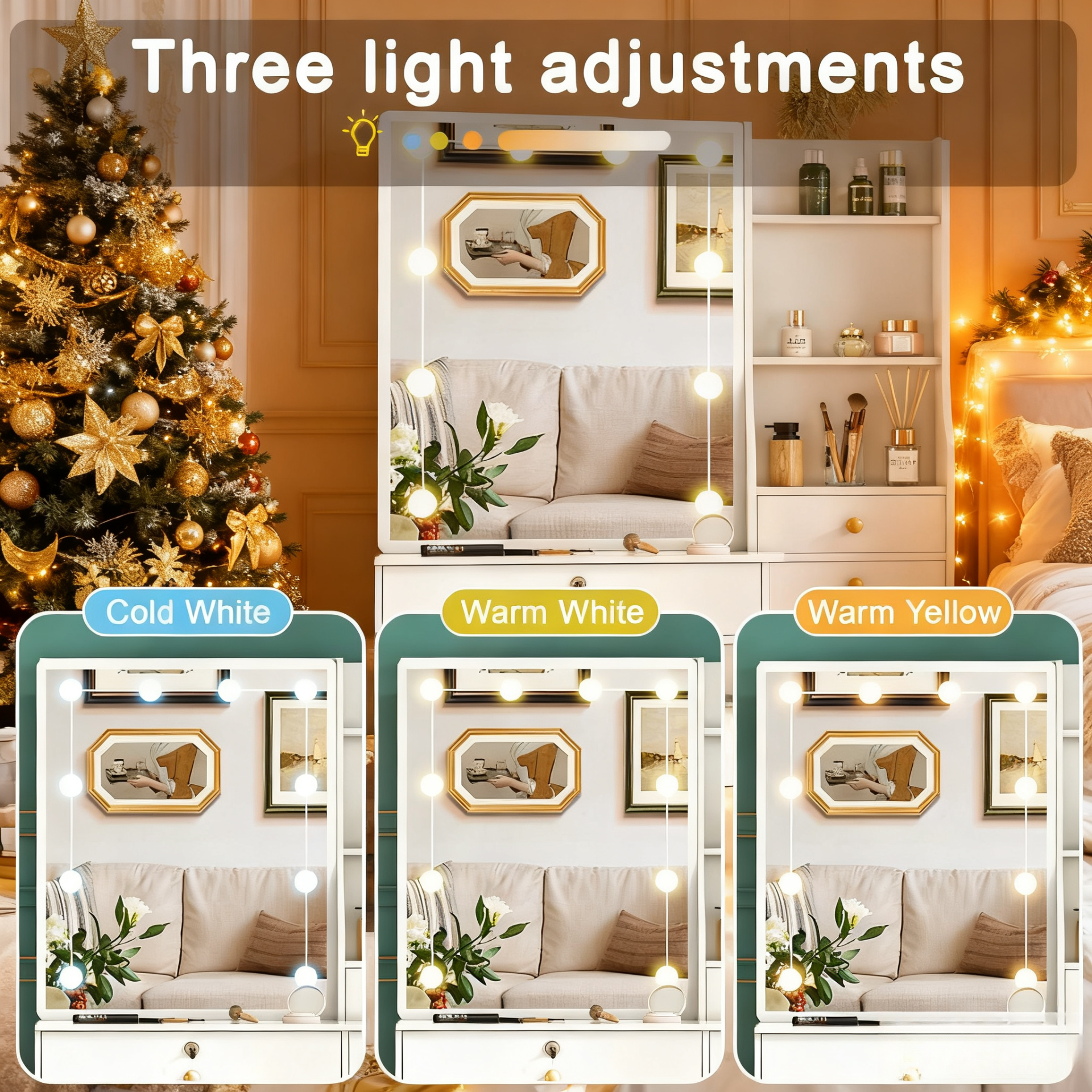 Modern LED Lighted Vanity Dres - огляд і ціна Office Furniture Now
