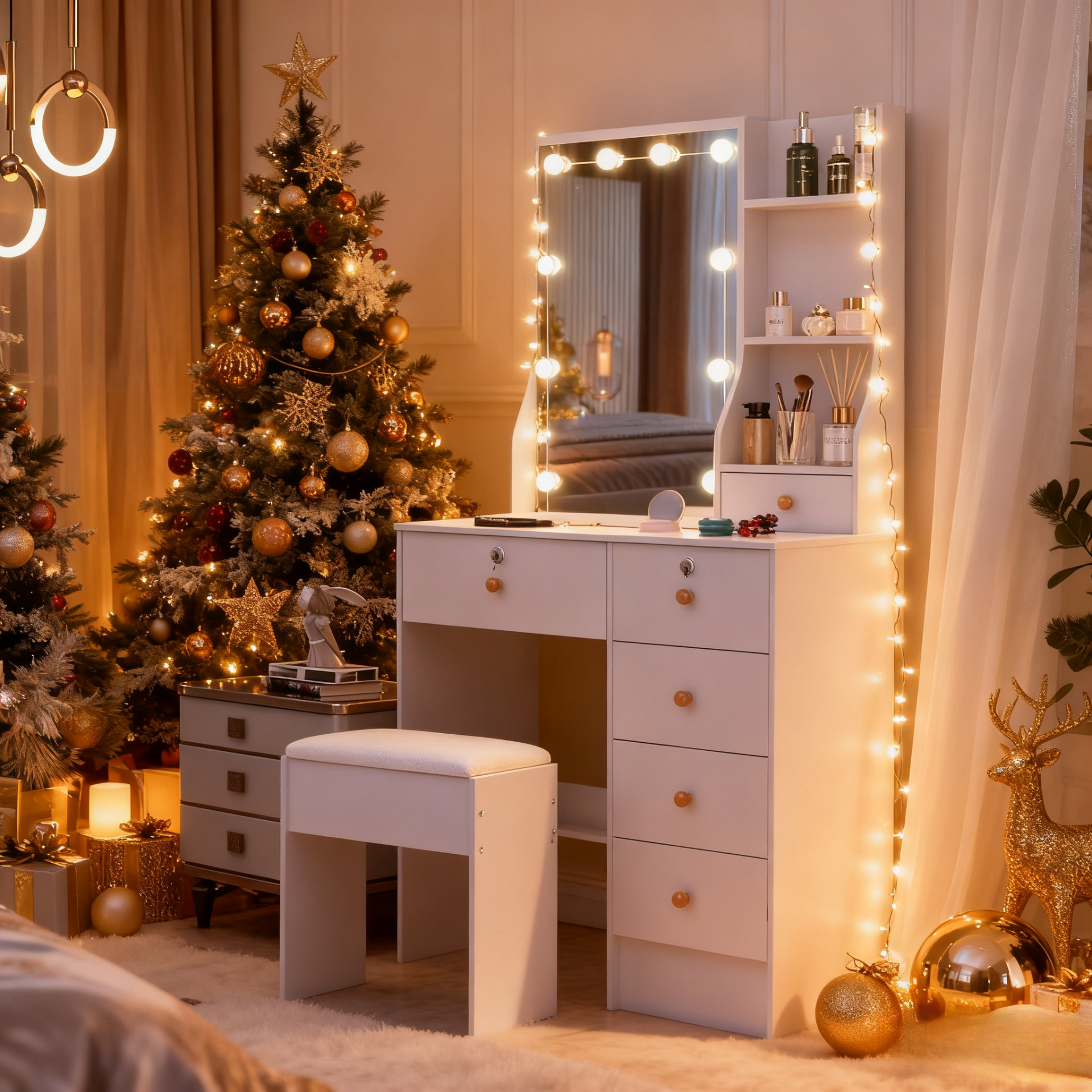Modern LED Lighted Vanity Dres - огляд і ціна Office Furniture Now