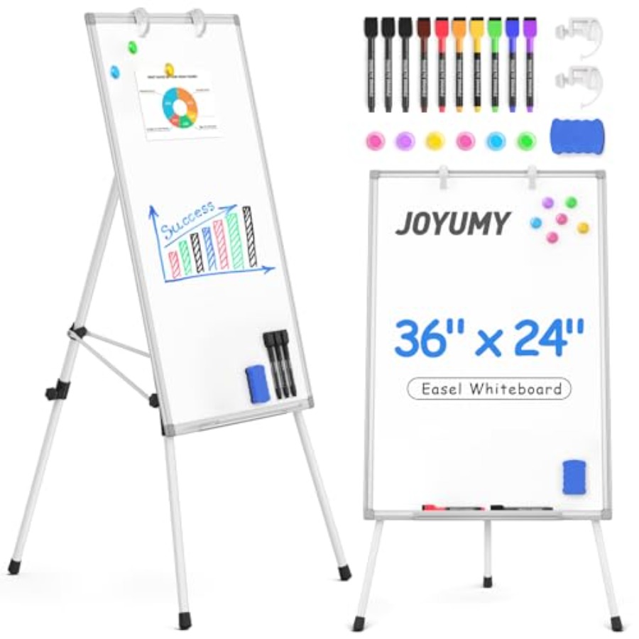 White Board Dry Erase with Sta - огляд і ціна Whiteboard Easel Tripod