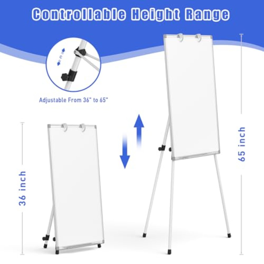 White Board Dry Erase with Sta - огляд і ціна Whiteboard Easel Tripod