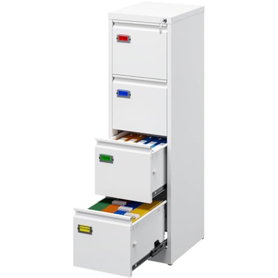 4-Drawer Vertical File Cabinet - огляд і ціна Office Furniture Solutions