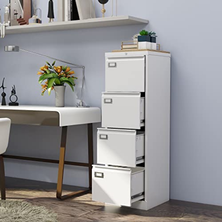 4-Drawer Vertical File Cabinet - огляд і ціна Office Furniture Solutions