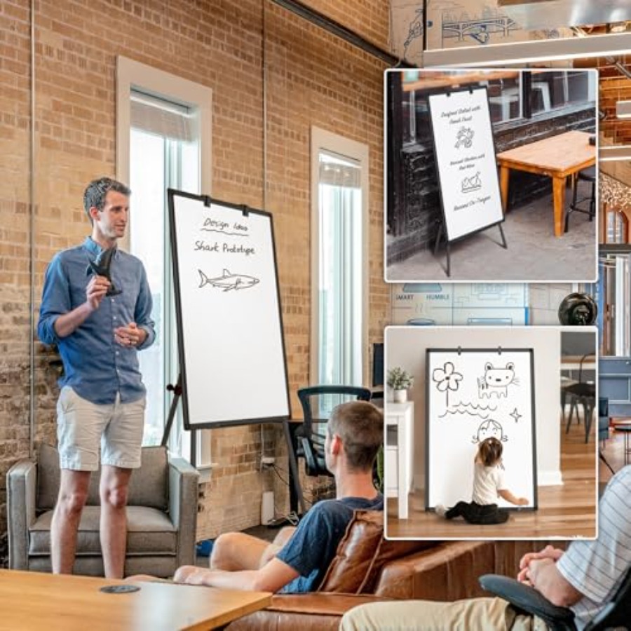 Easel Whiteboard - Magnetic Po - огляд і ціна Whiteboard Easel Tripod