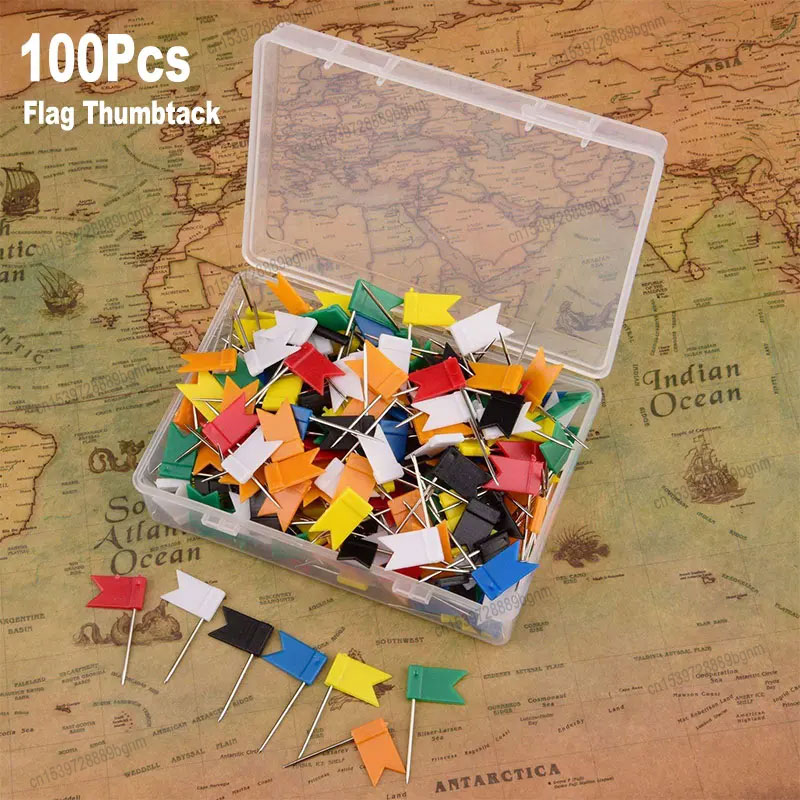 100Pcs Color Set 35mm Flag Thu - огляд і ціна Office Furniture Online