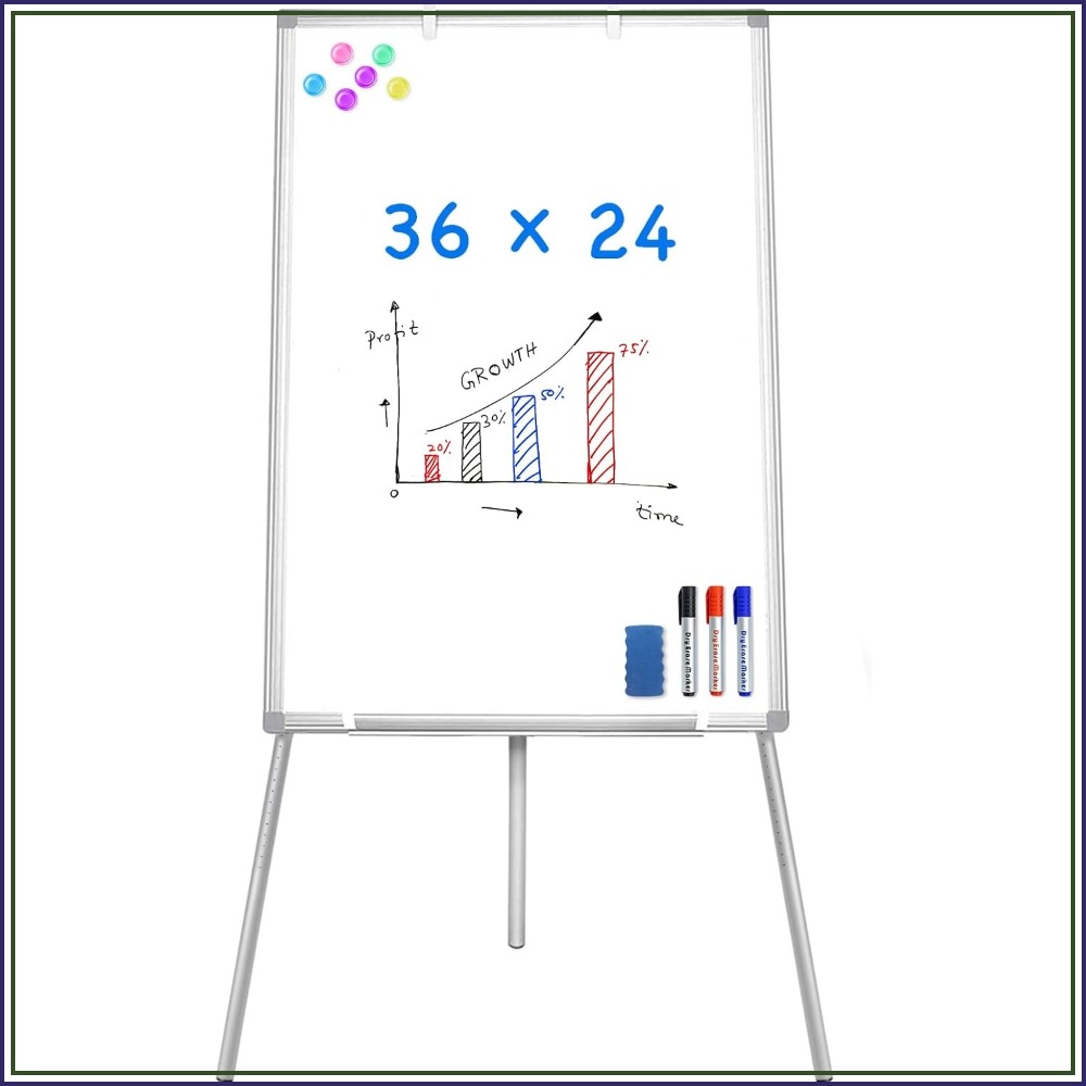 Portable Magnetic Dry Erase Ea - огляд і ціна Whiteboard Easel Tripod