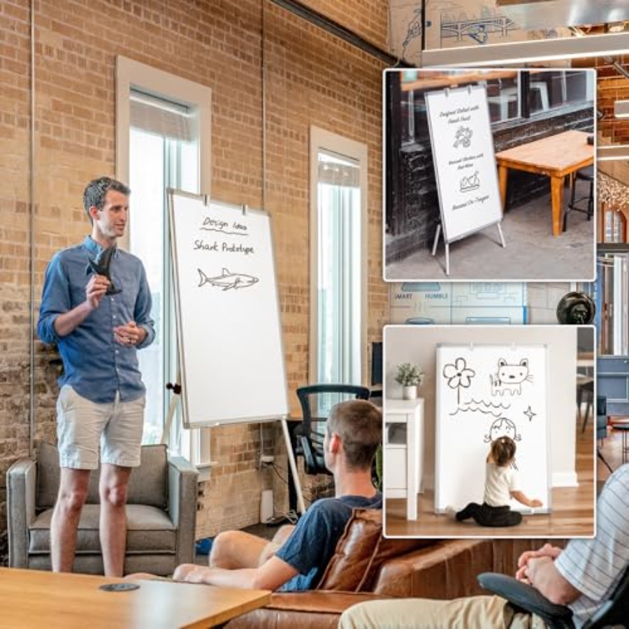 Easel Whiteboard - Magnetic Po - огляд і ціна Whiteboard Easel Tripod