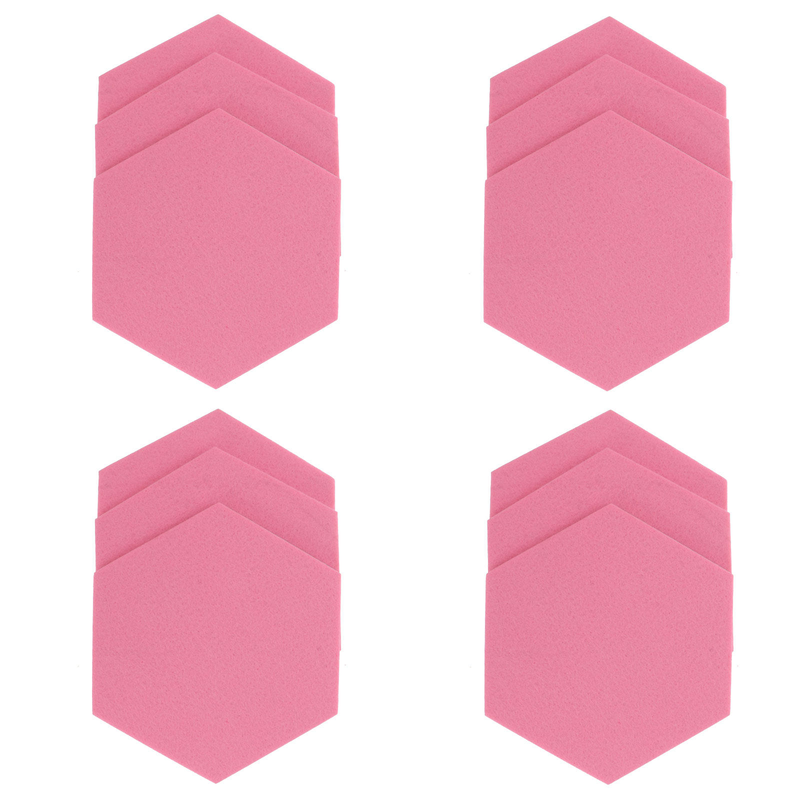 12Pcs Felt Hexagon Wall Memo B - огляд і ціна Office Furniture Online