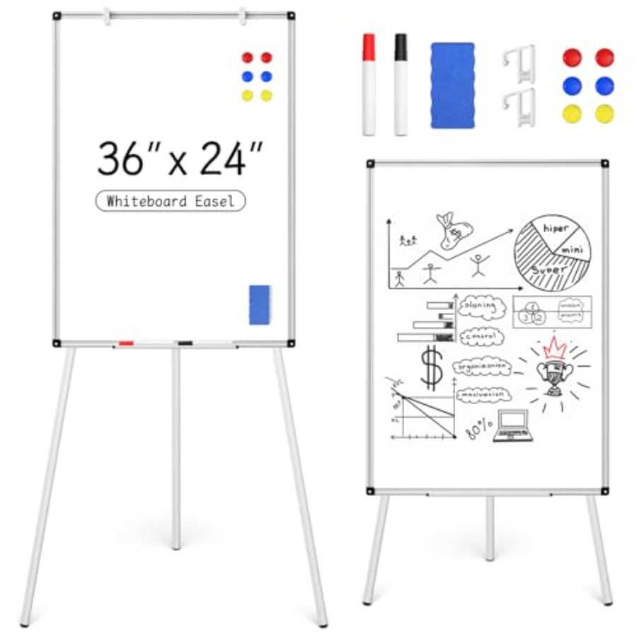 Magnetic Whiteboard Easel Stan - огляд і ціна Whiteboard Easel Tripod