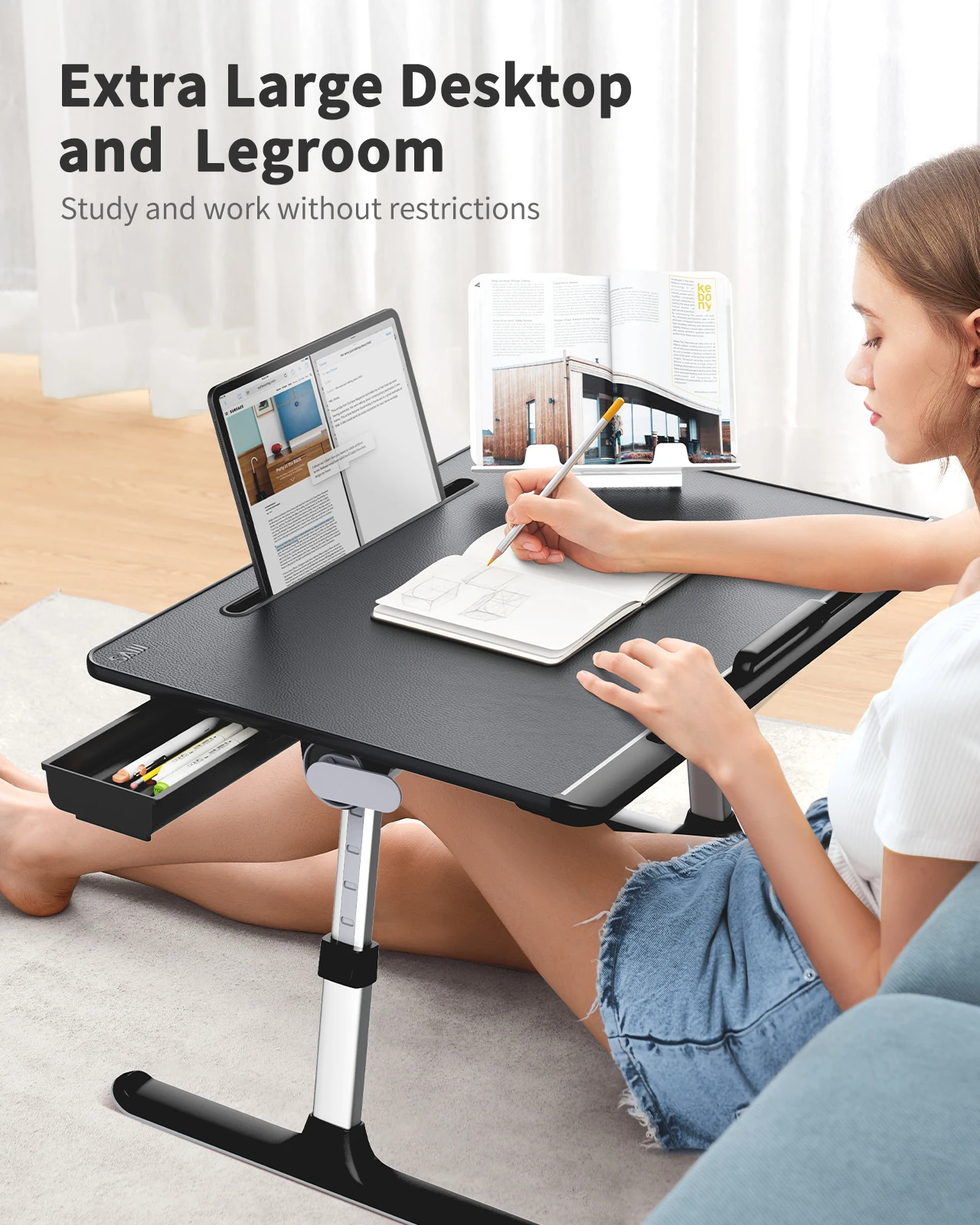 Table Bed Study Angle Adjustab - огляд і ціна Adjustable Laptop Table