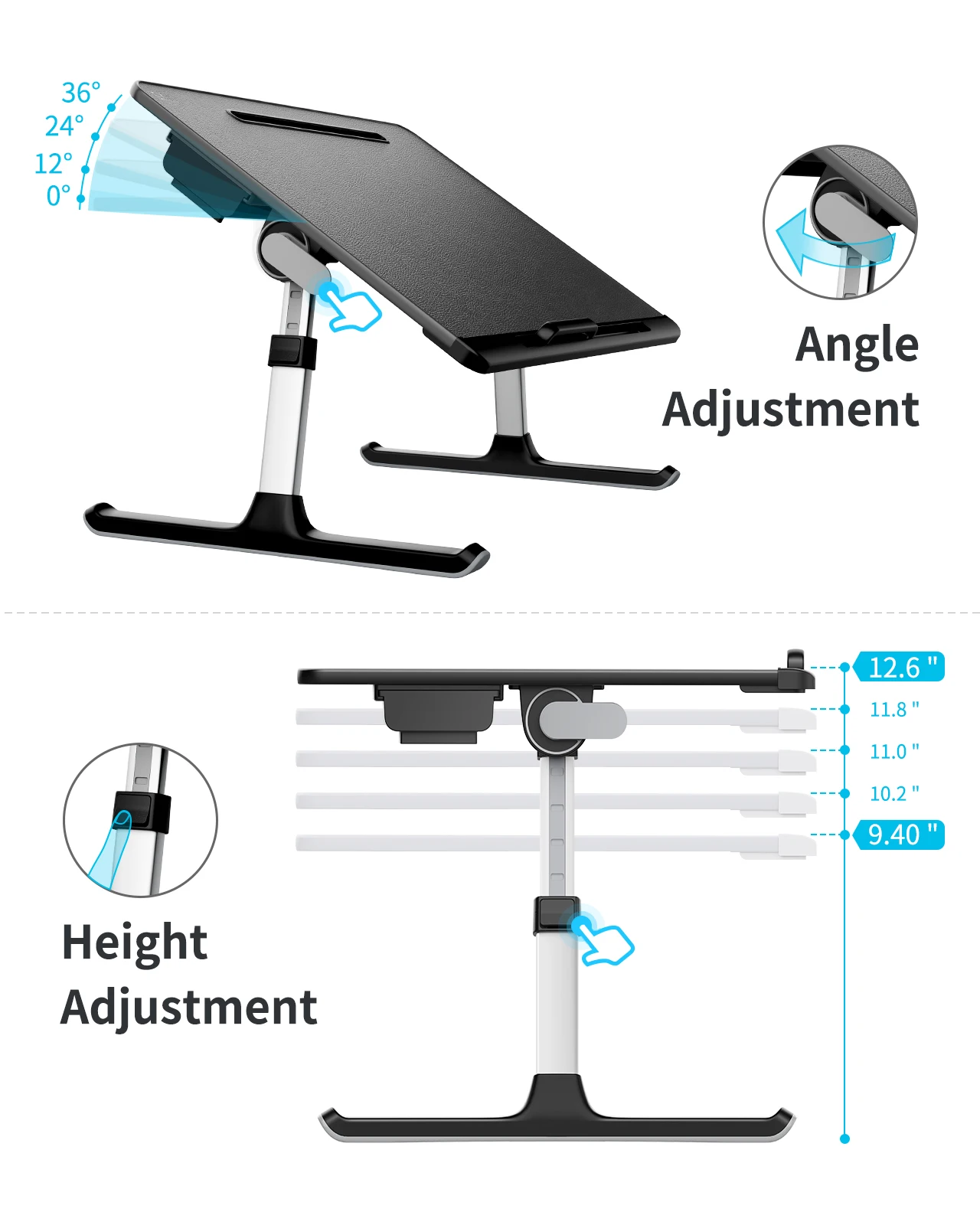 Table Bed Study Angle Adjustab - огляд і ціна Adjustable Laptop Table