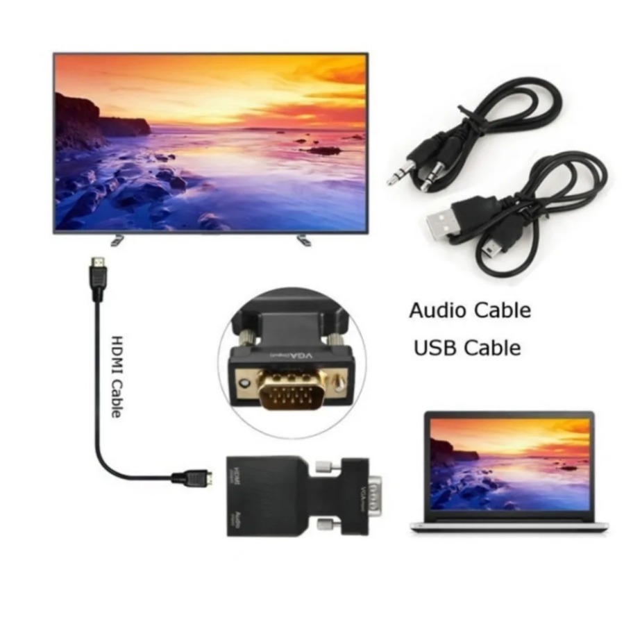 YIGETOHDE VGA to HDMI Converte - огляд і ціна Adjustable Laptop Table