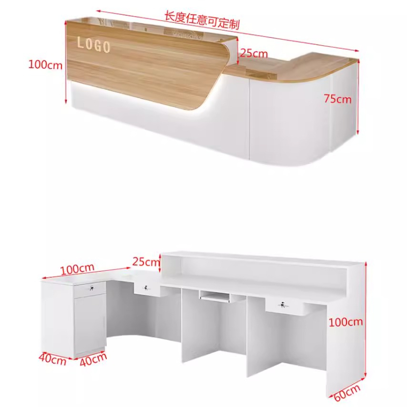 Storage Luxury Reception Desk  - огляд і ціна Office Furniture In Usa