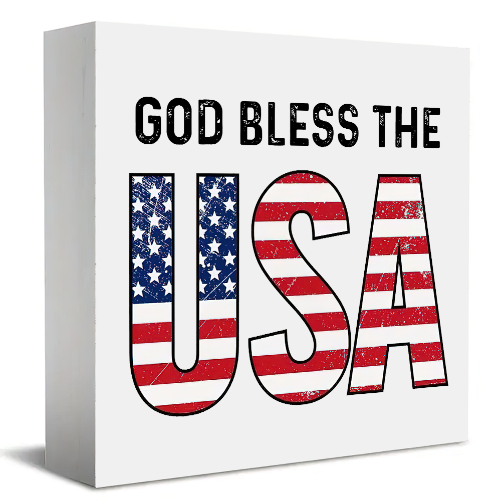 1 Piece God Bless The USA Patr - огляд і ціна Office Furniture In Usa