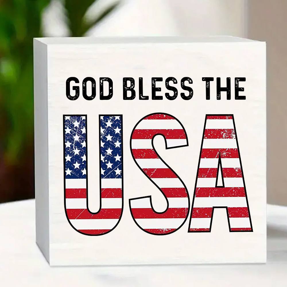 1 Piece God Bless The USA Patr - огляд і ціна Office Furniture In Usa