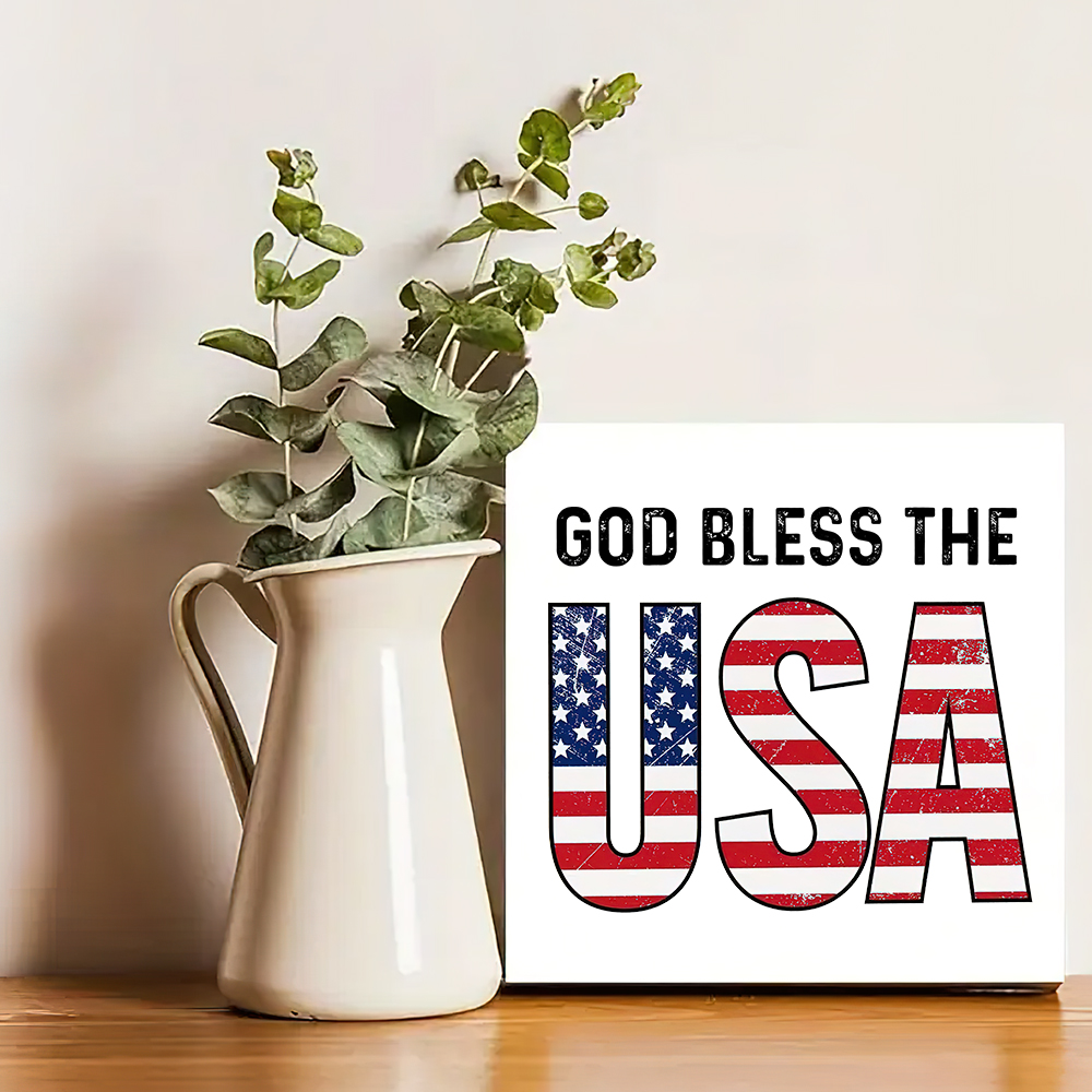 1 Piece God Bless The USA Patr - огляд і ціна Office Furniture In Usa