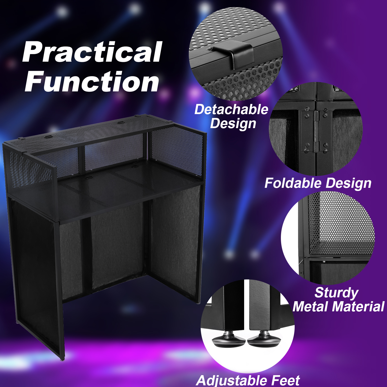 Portable DJ Table Stand Foldab - огляд і ціна Adjustable Laptop Table