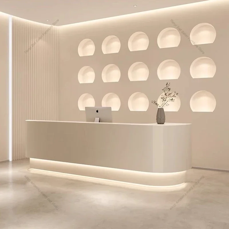 Cream Style Nordic Reception D - огляд і ціна Office Furniture Center