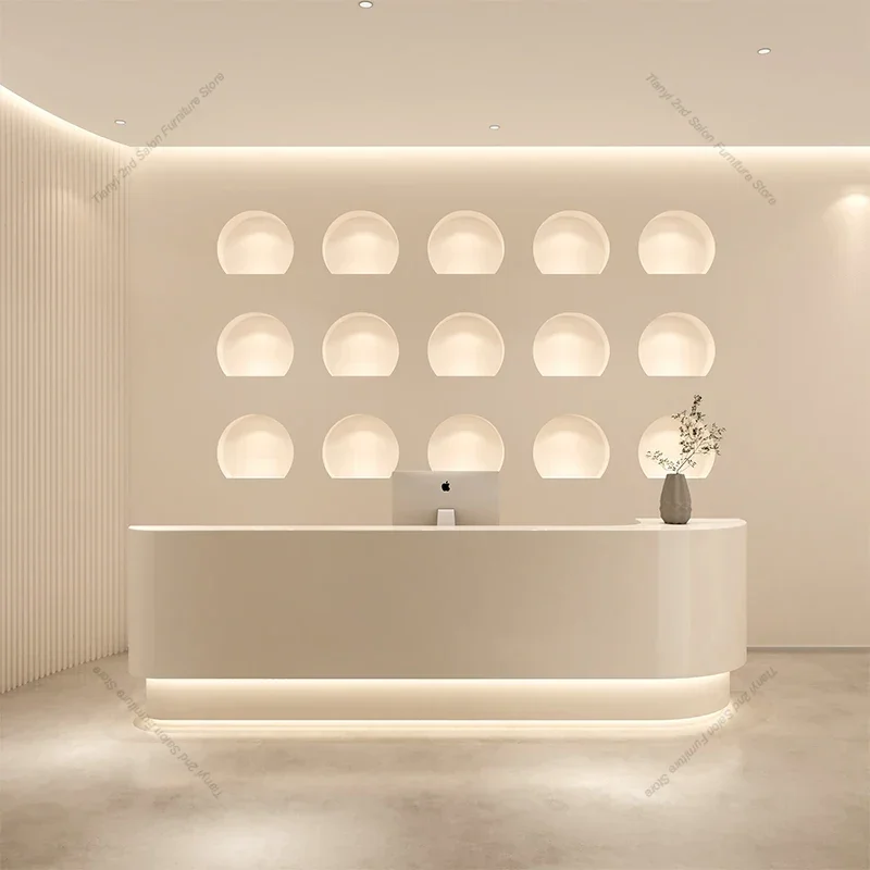 Cream Style Nordic Reception D - огляд і ціна Office Furniture Center