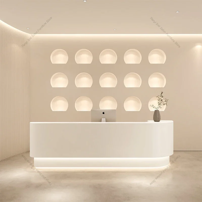Cream Style Nordic Reception D - огляд і ціна Office Furniture Center