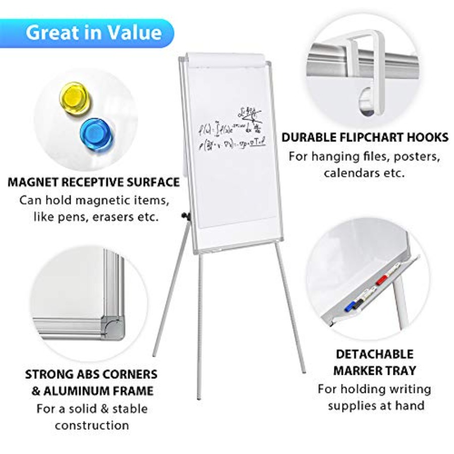 Easel Whiteboard - Magnetic Po - огляд і ціна Whiteboard Easel Tripod