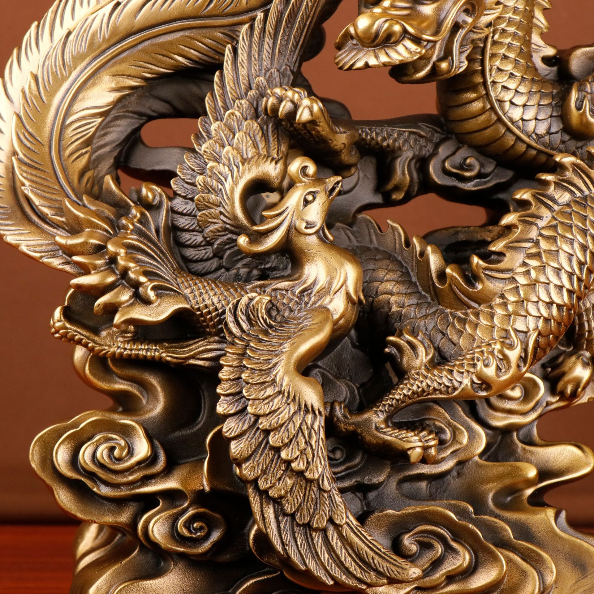 Large Bronze Dragon Phoenix St - огляд і ціна Office Furniture Phoenix