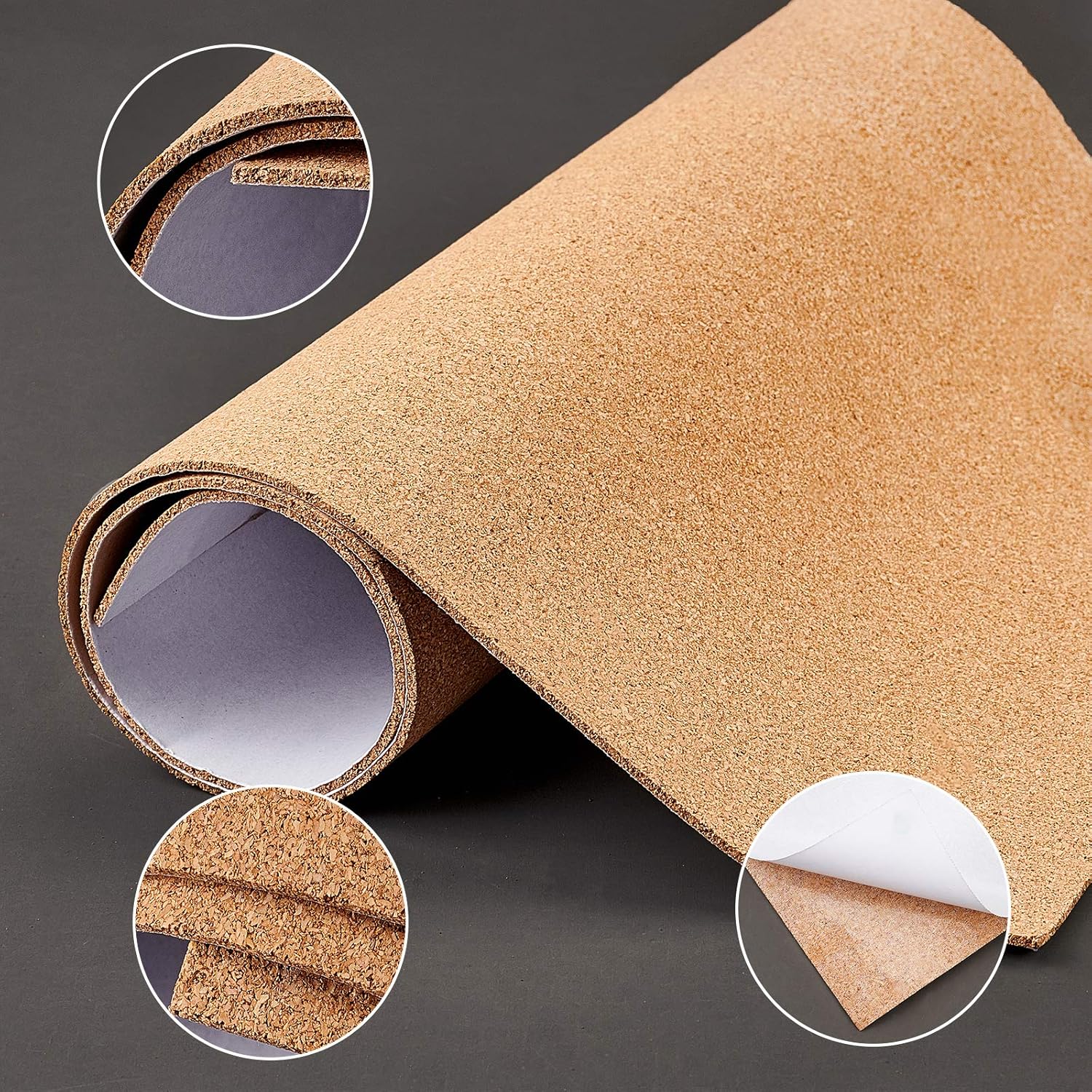 2mm Thick Adhesive Cork Roll L - огляд і ціна Office Furniture Online