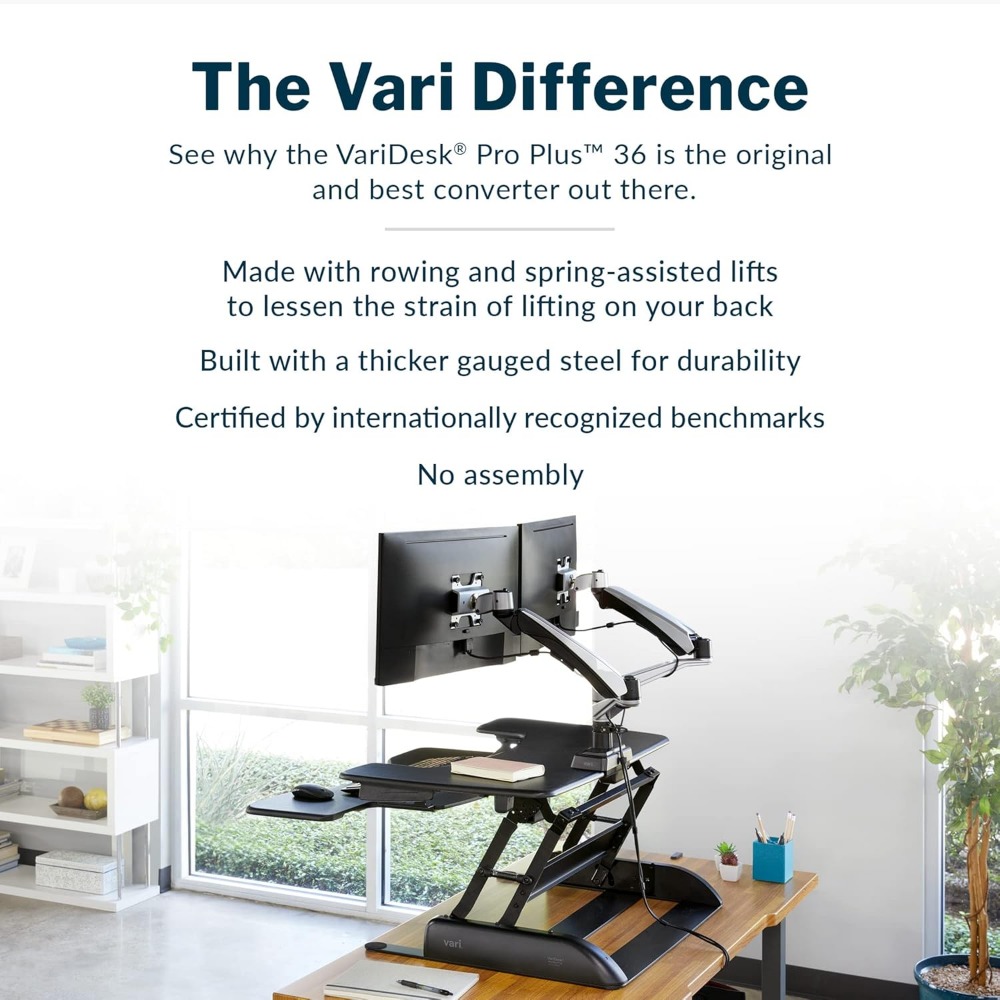 Desk Pro Plus 36, Dual Monitor - огляд і ціна Office Furniture Plus