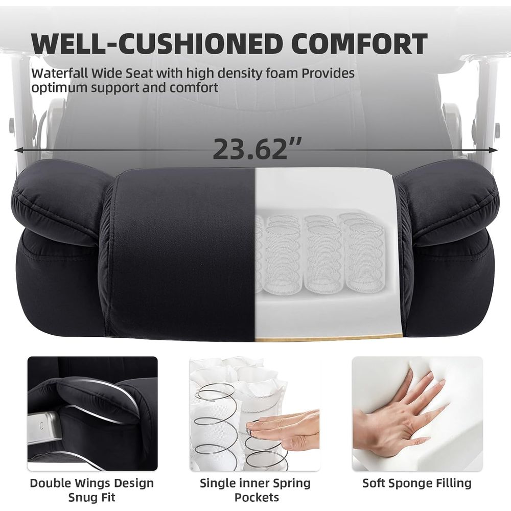 Extra Wide High-Back Desk Chai - огляд і ціна Office Furniture Plus