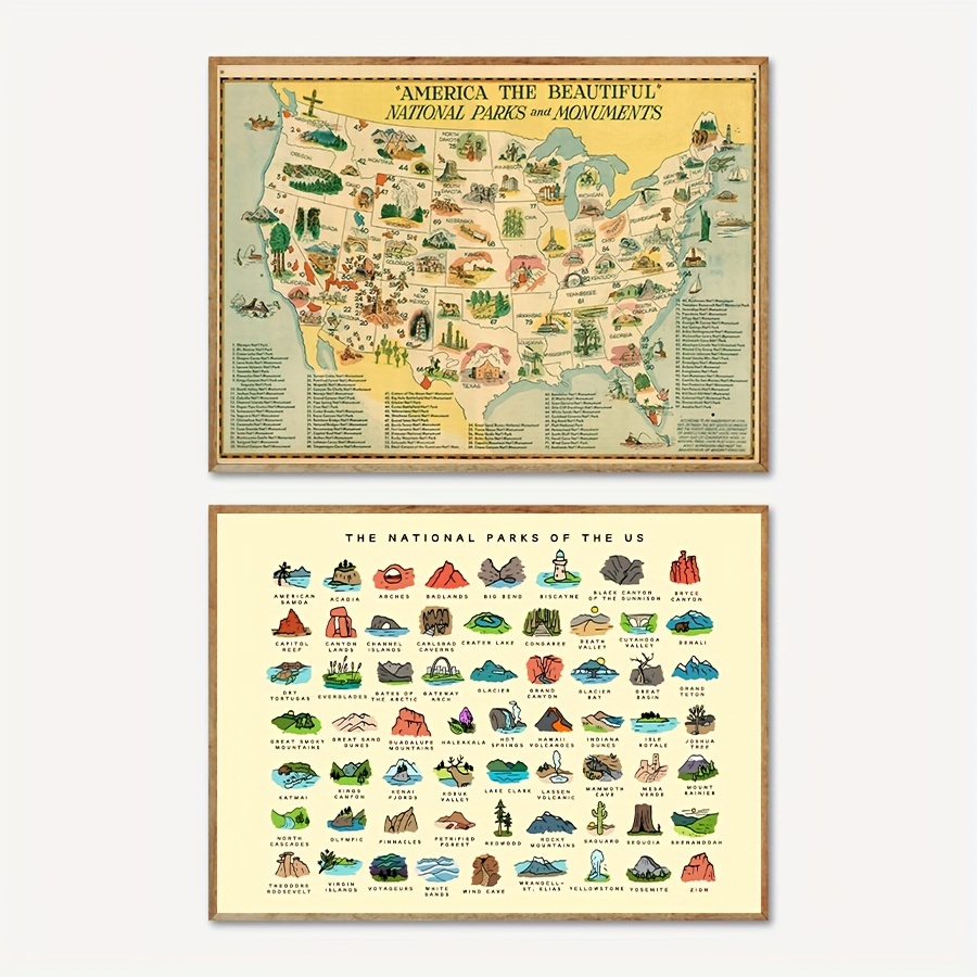 Vintage National Parks and Mon - огляд і ціна Office Furniture In Usa