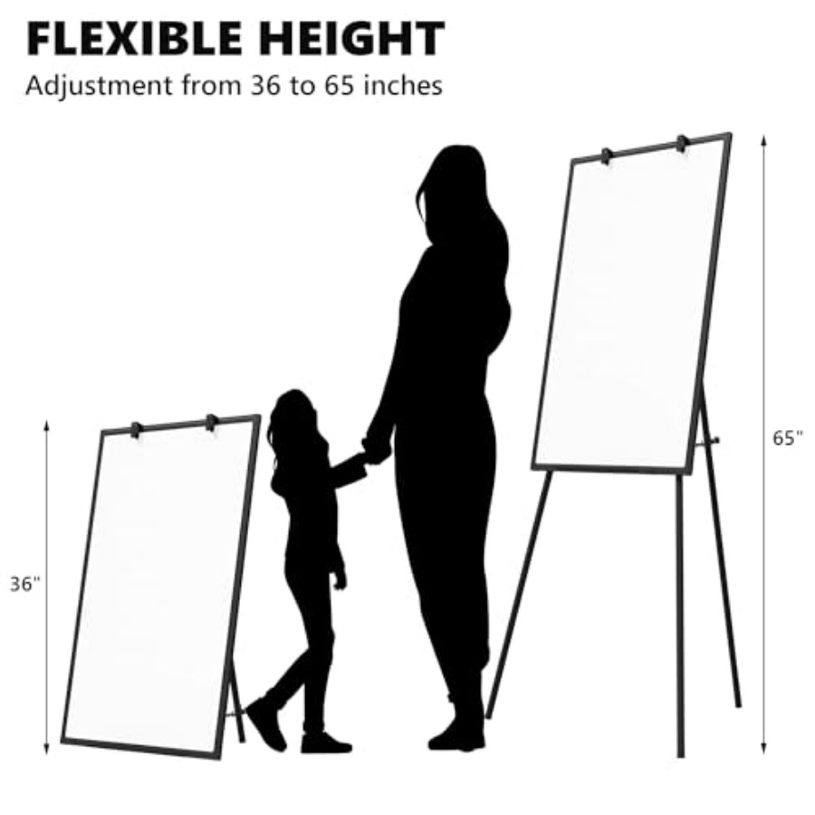 Large Whiteboard Easel with St - огляд і ціна Whiteboard Easel Tripod