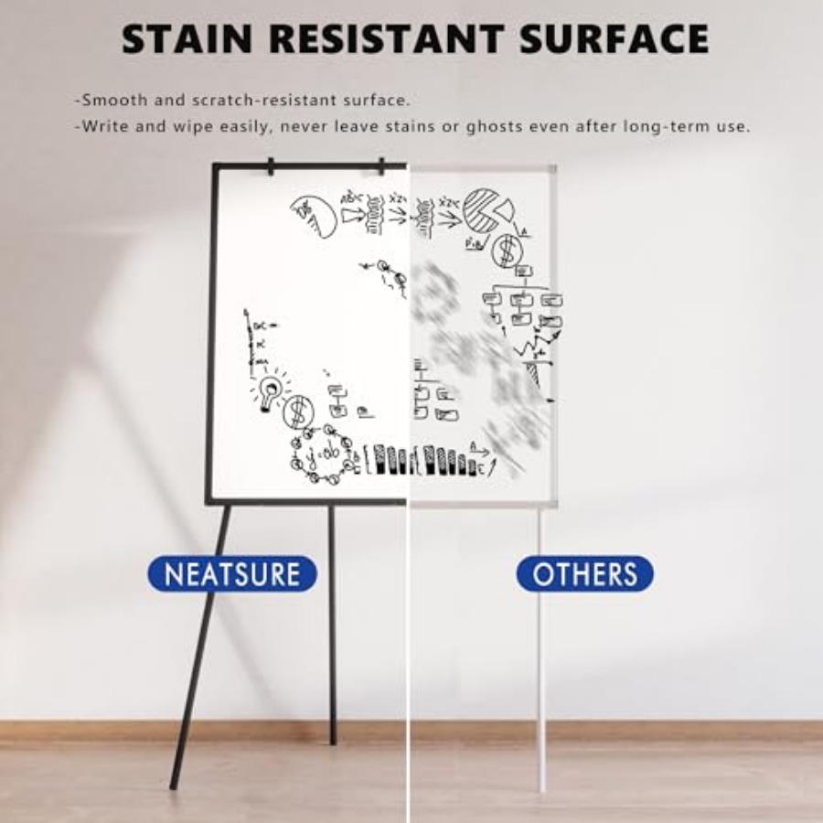 Large Whiteboard Easel with St - огляд і ціна Whiteboard Easel Tripod